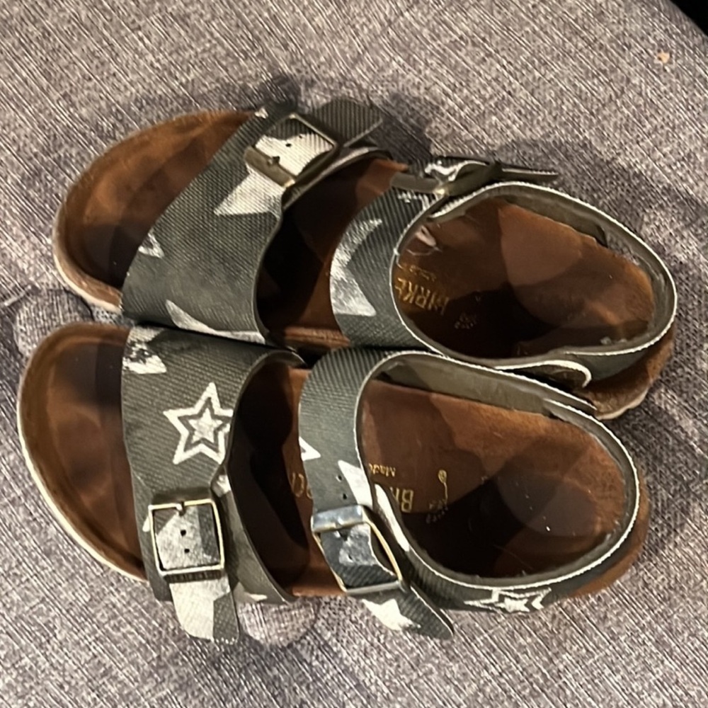 Rare Authentic Birkenstock kids star buckle designer sandals sz 13 kids boys - Picture 7 of 14